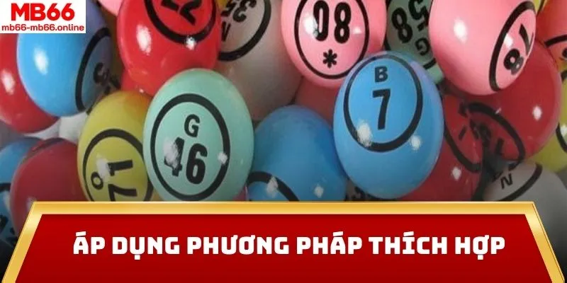 Áp dụng phương pháp thích hợp